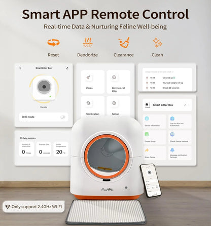 Smartphone interface displaying individual weight tracking and bathroom visit logs.